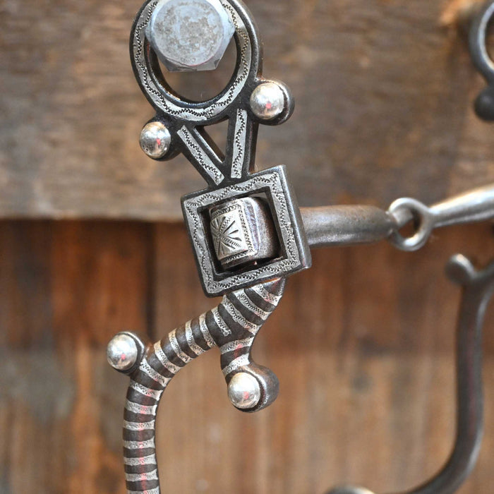 Silver Mounted E. Garica Snaffle Bit