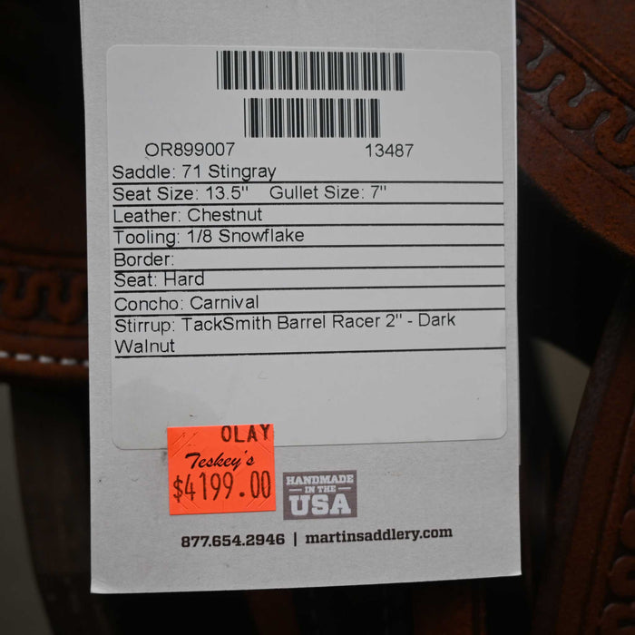 13.5" MARTIN STINGRAY BARREL SADDLE