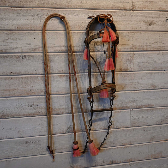 Vintage 1920's Deer Lodge Prison Made Horse Hair Bridle Rig Collectibles Deer Lodge