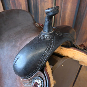 16" USED JEFF SMITH CUTTING SADDLE Saddles Jeff Smith