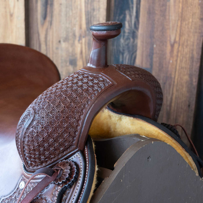 14.5" TESKEY'S PRO CUTTER RANCH CUTTER SADDLE Saddles - New Teskey's Saddlery