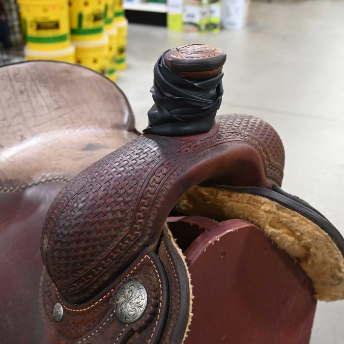 15" USED ALLEN RANCH CUTTER SADDLE