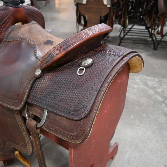 15" USED ALLEN RANCH CUTTER SADDLE