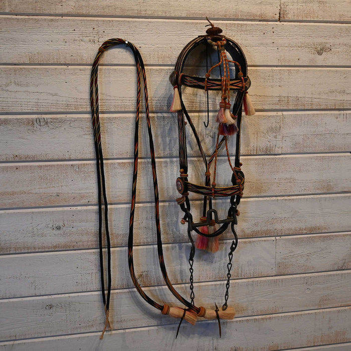 Vintage Striking on of a kind Early 1920's Deer Lodge Prison Made Bridle Rig