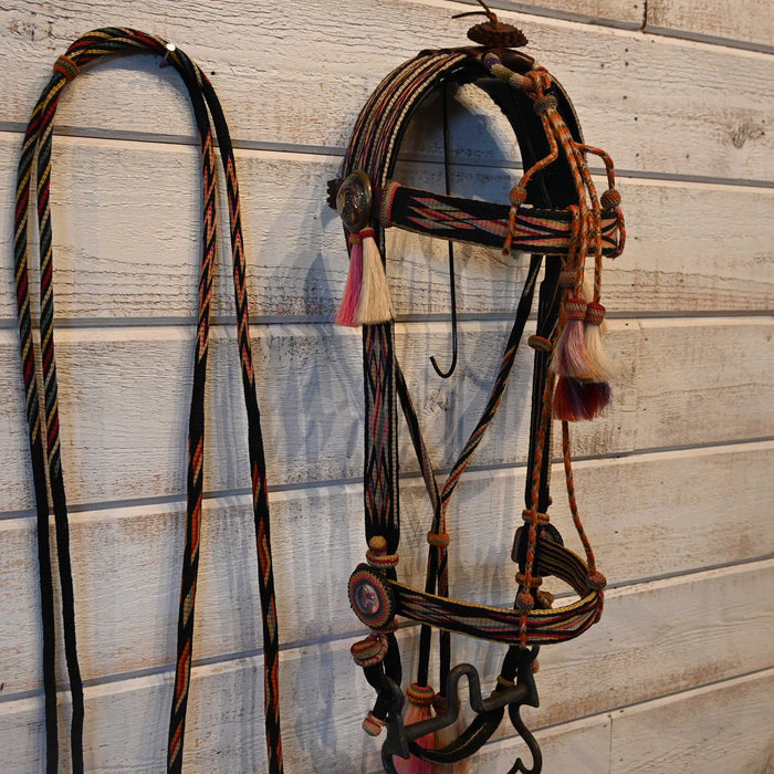 Vintage Striking on of a kind Early 1920's Deer Lodge Prison Made Bridle Rig