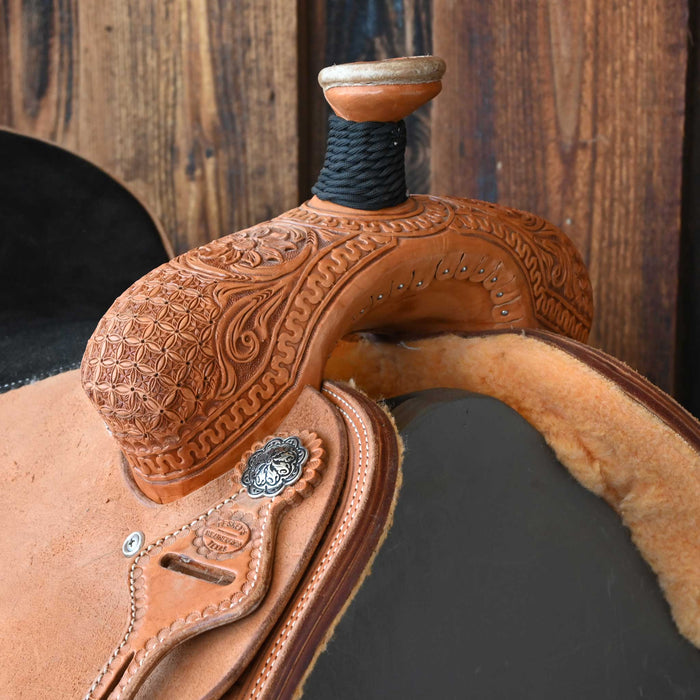16" TESKEY'S TEAM ROPING SADDLE
