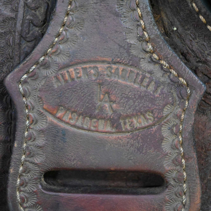 15" USED ALLEN RANCH CUTTER SADDLE
