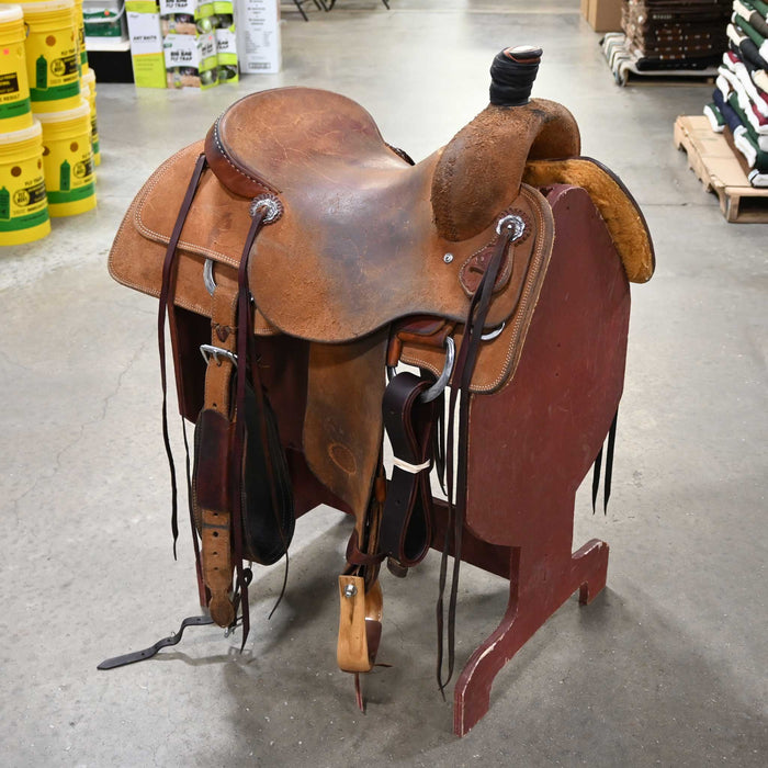 16" USED NRS RANCH CUTTER SADDLE