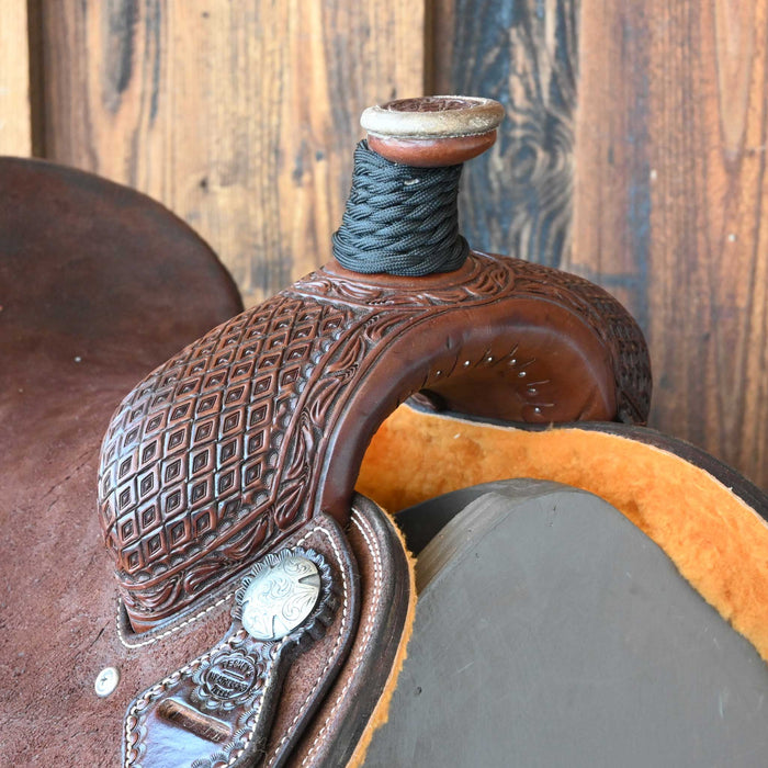 15" TESKEY'S TEAM ROPING SADDLE Saddles - New Teskey's Saddlery