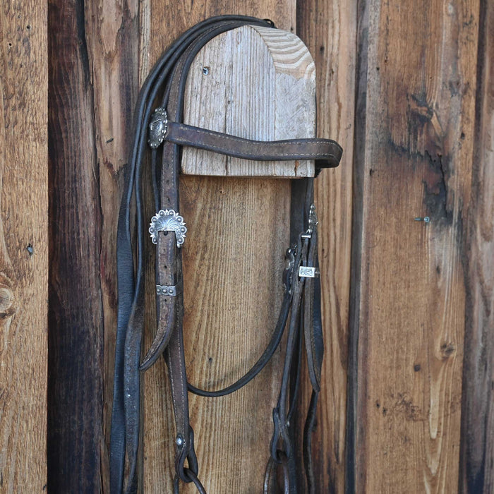 O-Ring Smooth Snaffle Bridle Rig w/Browband Headstall Tack - Rigs misc