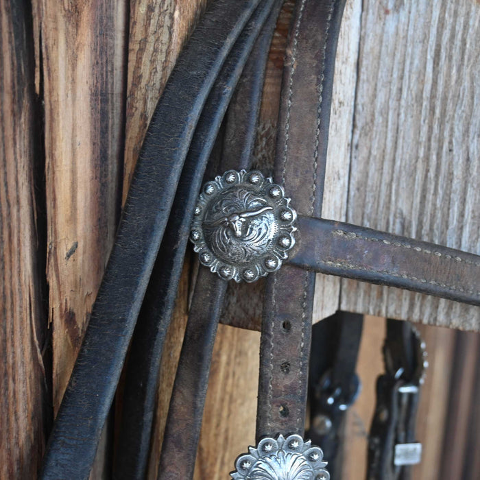 O-Ring Smooth Snaffle Bridle Rig w/Browband Headstall Tack - Rigs misc