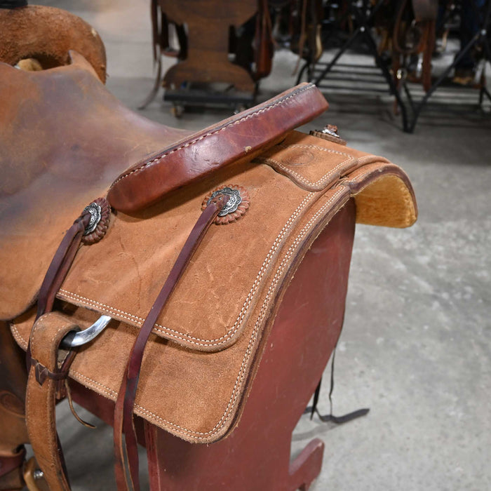 16" USED NRS RANCH CUTTER SADDLE
