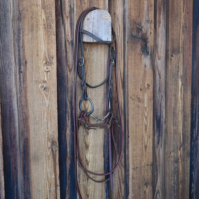 D-Ring French Link Bridle Rig w/Browband Headstall
