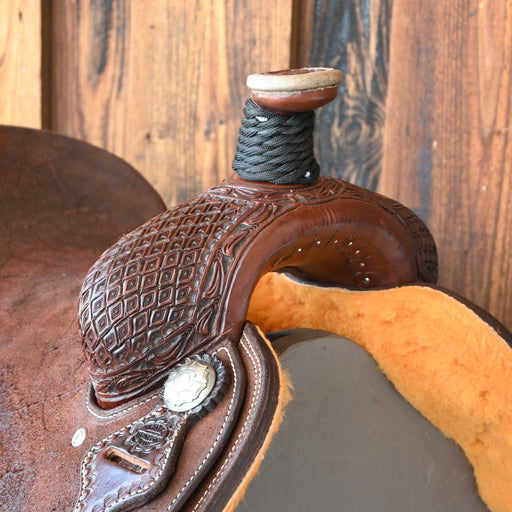 16" TESKEY'S TEAM ROPING SADDLE Saddles - New Teskey's Saddlery