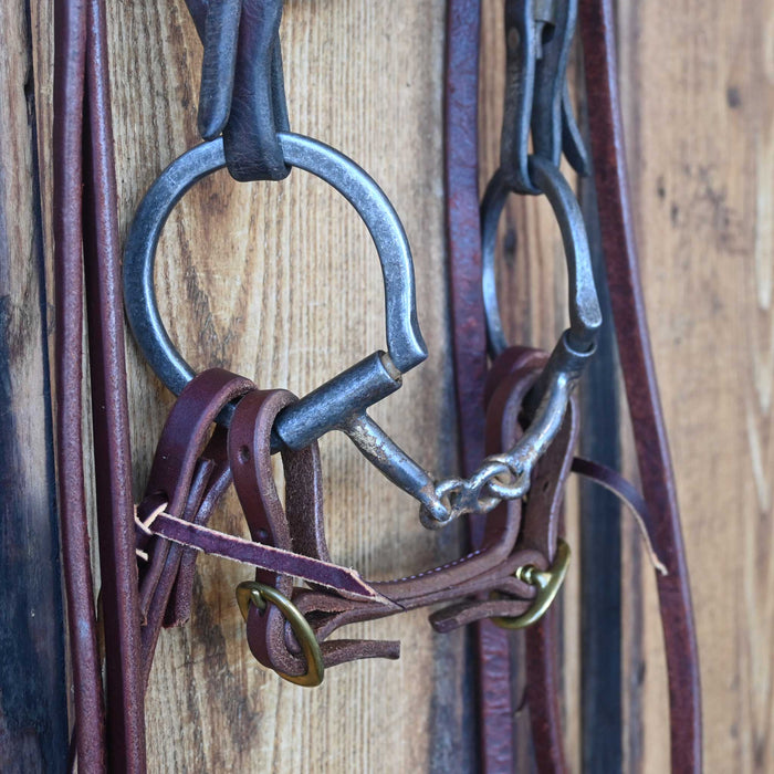D-Ring French Link Bridle Rig w/Browband Headstall