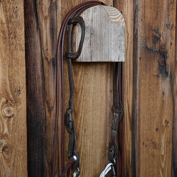 Kerry Kelley Silver Mounted 65 Dogbone Bridle Rig w/Single Ear Headstall