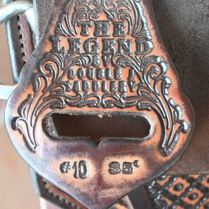 14" USED DOUBLE J LEGEND BARREL SADDLE