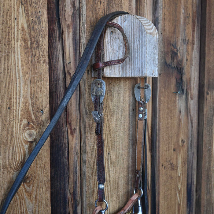 Copper Snaffle Bridle Rig w/Single Ear Headstall