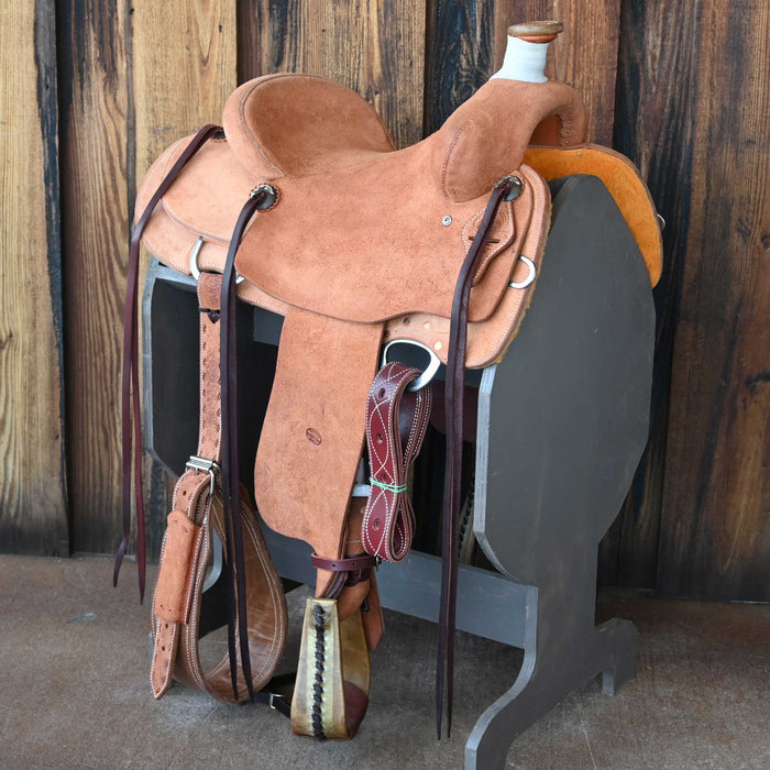 14" TESKEY'S STRIP DOWN RANCH SADDLE Saddles - New Teskey's Saddlery