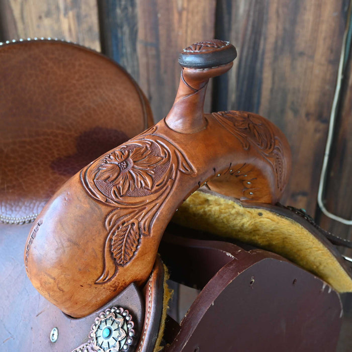 13" USED TESKEY'S BARREL SADDLE
