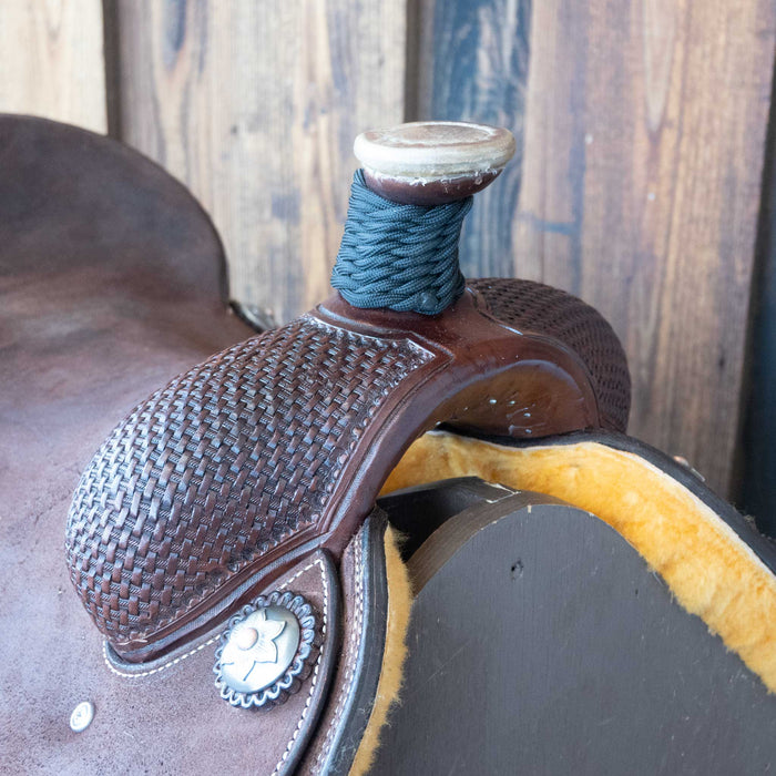 15.5" TESKEY'S TEAM ROPING SADDLE Saddles - New Teskey's Saddlery