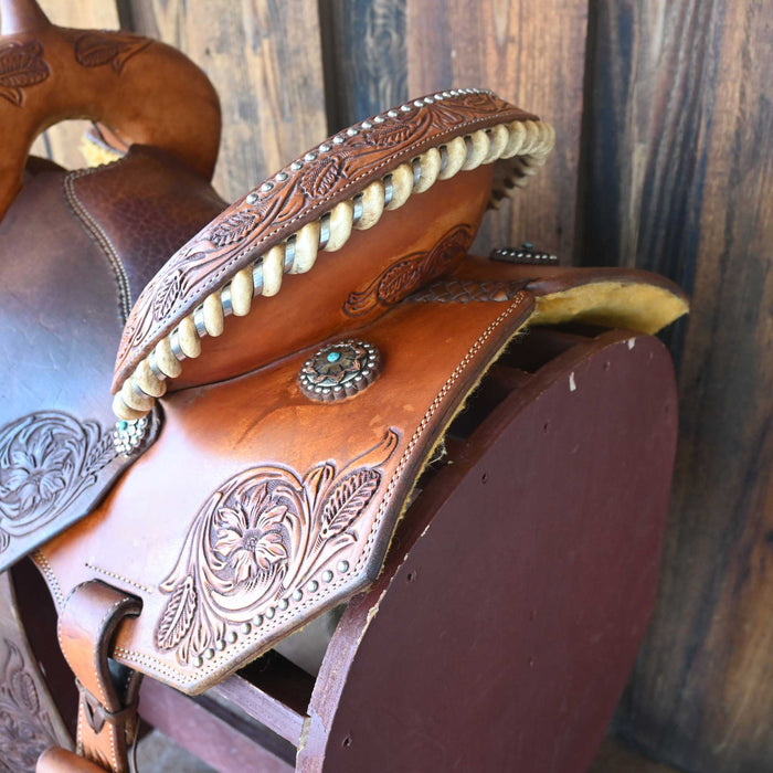 13" USED TESKEY'S BARREL SADDLE