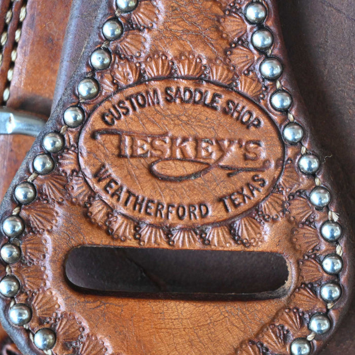 13" USED TESKEY'S BARREL SADDLE