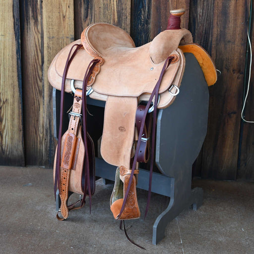 14.5" TESKEY'S TEAM ROPING SADDLE Saddles - New Teskey's Saddlery