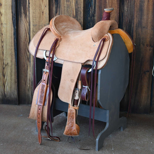 14.5" USED TESKEY'S TEAM ROPING SADDLE Saddles - New Teskey's Saddlery