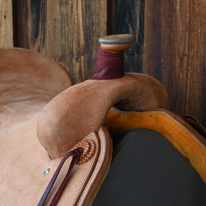 14.5" USED TESKEY'S TEAM ROPING SADDLE Saddles - New Teskey's Saddlery