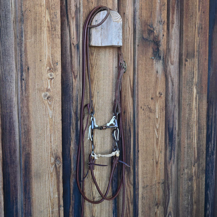 Dutton Dogbone Bridle Rig w/Single Ear Headstall