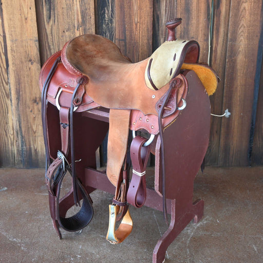 16" USED AUSTIN VALIMONT RANCH SADDLE Saddles - Used Austin Valimont