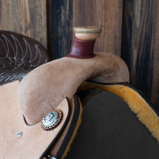14.5" TESKEY'S CALF ROPING SADDLE Saddles - New Teskey's Saddlery