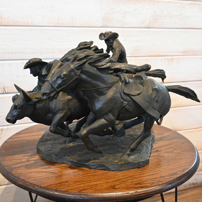 Bronze by Clement Spampinato "Catch the Steer" 1955
