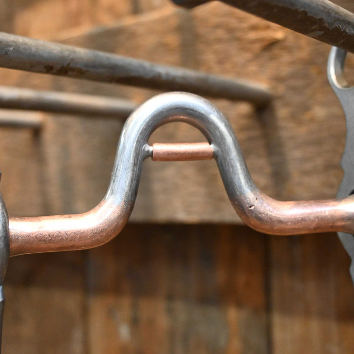 Josh Ownbey Solid Port Bit w/Copper Bars Tack - Bits Josh Ownbey