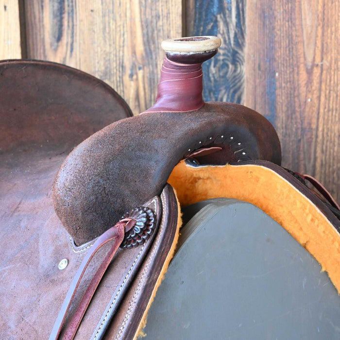 14" TESKEY'S TEAM ROPING SADDLE Saddles - New Teskey's Saddlery
