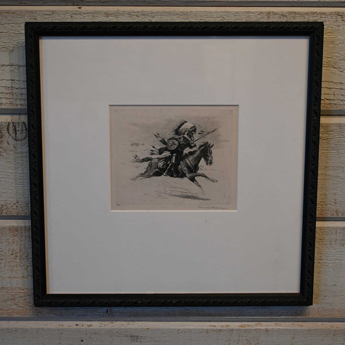 Charging Hawk By Edward Borein Collectibles Edward Borein