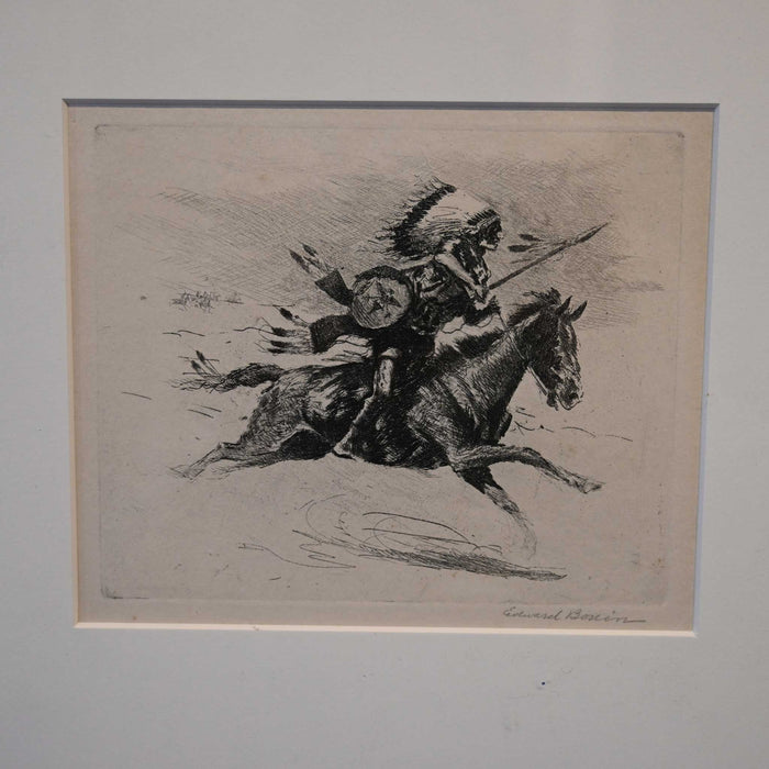 Charging Hawk By Edward Borein Collectibles Edward Borein