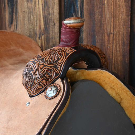 15" TESKEY'S TEAM ROPING SADDLE Saddles - New Teskey's Saddlery