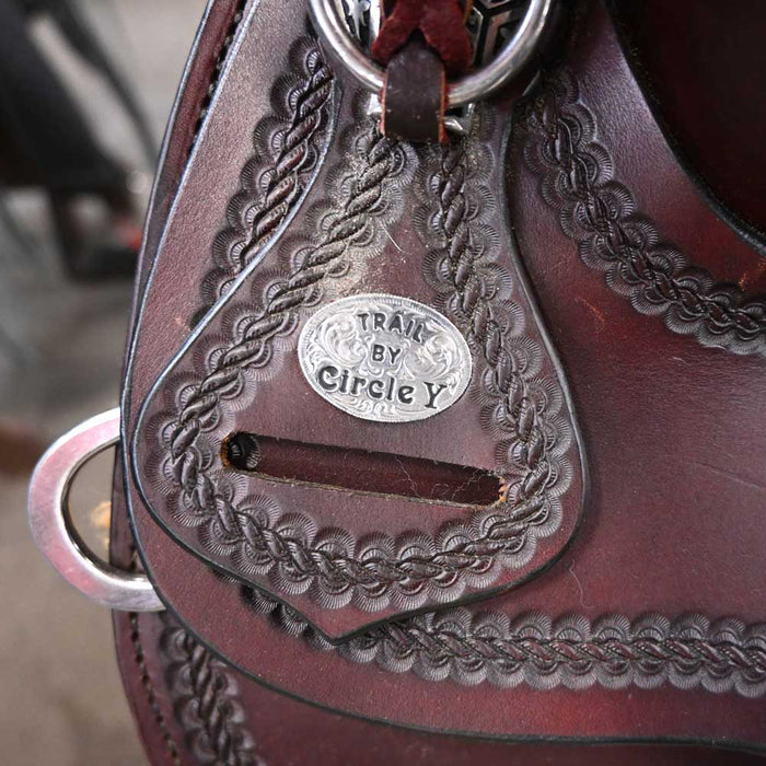 16" DEMO CIRCLE Y GILLETTE TRAIL SADDLE Saddles - Used Circle Y Saddlery