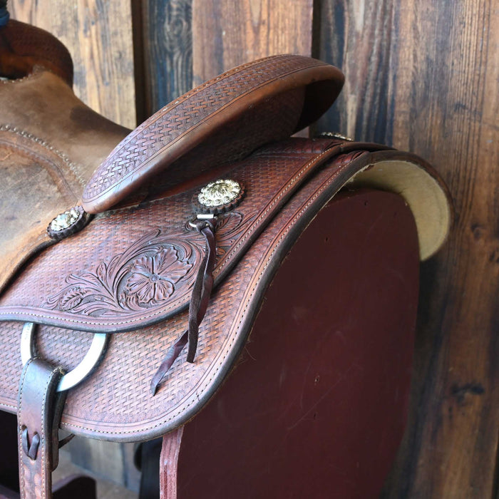 14.5" USED MARTIN TEAM ROPING SADDLE