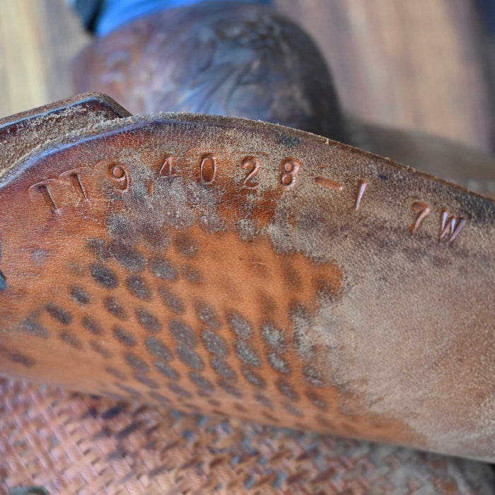 14.5" USED MARTIN TEAM ROPING SADDLE