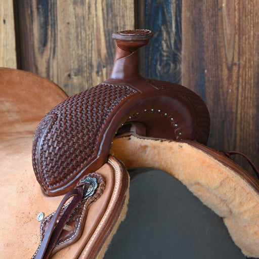 16.5" TESKEY'S RANCH CUTTER SADDLE Saddles - New Teskey's Saddlery
