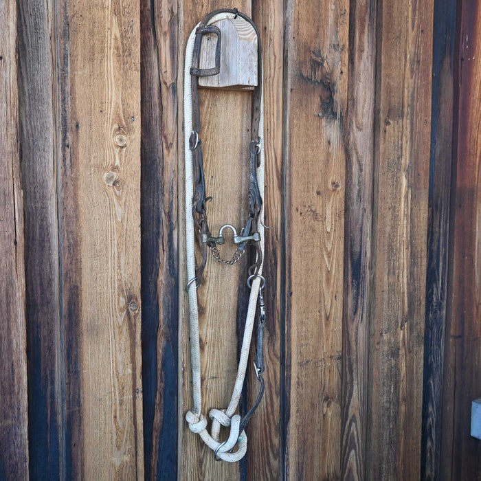 Cow Horse Supply Correction Bridle Rig w/Single Ear Headstall