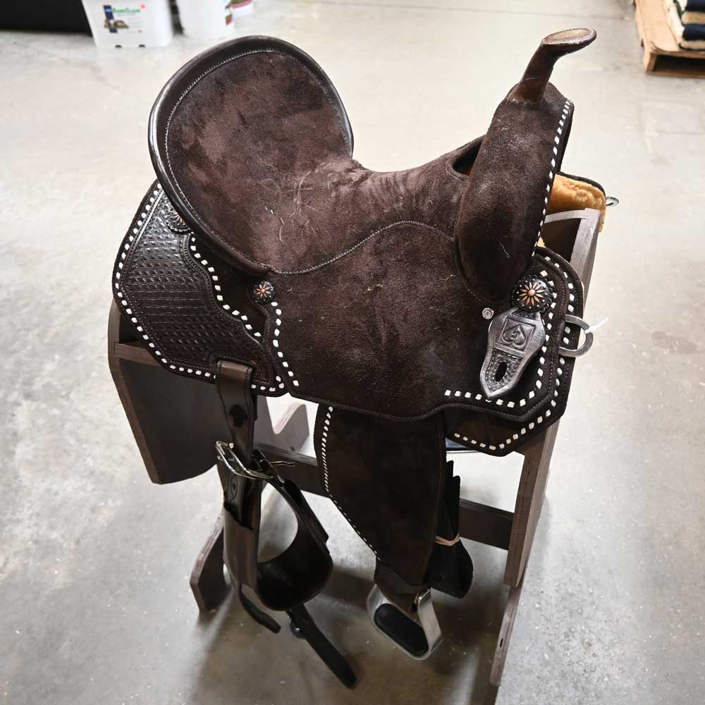 14.5" USED BARREL SADDLE Saddles SHOPMADE   