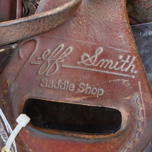 16" USED JEFF SMITH CUTTING SADDLE Saddles Jeff Smith