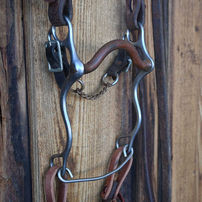 Roy Copper Port Bridle Rig w/Single Ear Headstall