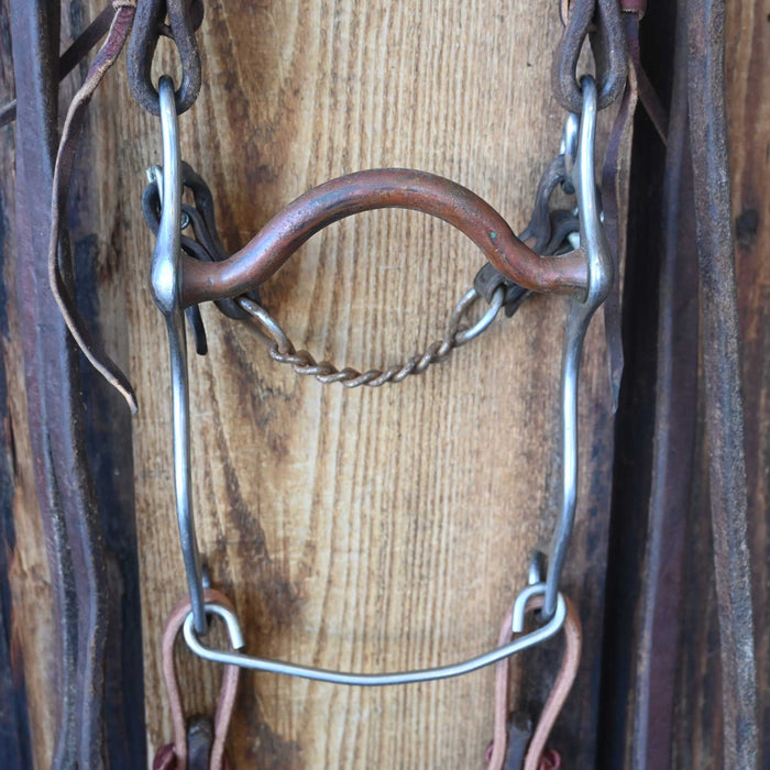 Roy Copper Port Bridle Rig w/Single Ear Headstall