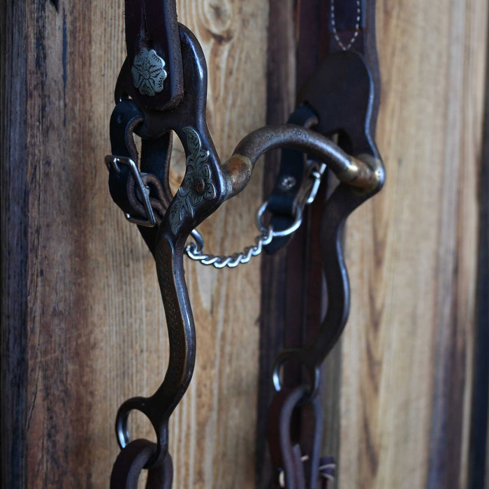 Clint Martin Solid Port Bridle Rig w/Split Ear Headstall Tack - Rigs Clint Martin