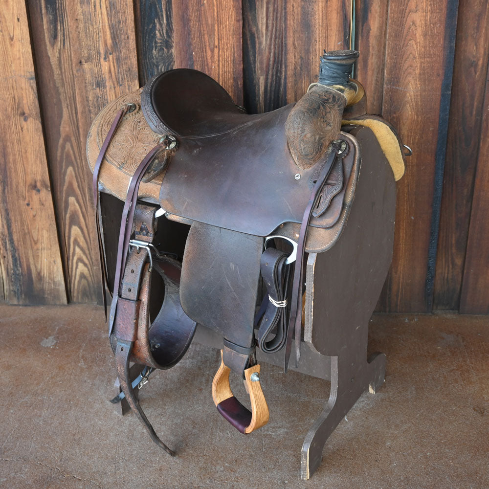 15" USED CACTUS RANCH SADDLE Saddles - Used CACTUS SADDLERY